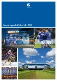 Konzerngeschäftsbericht 2012 - FC Schalke 04
