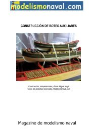 Construcción de botes auxiliares-prueba - Modelismo naval