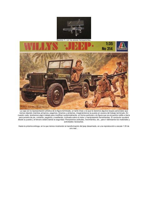 Bastidor 1, con los compo