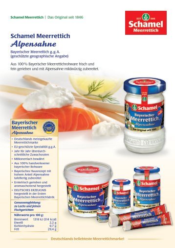 Alpensahne - Schamel Meerrettich