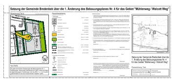 Satzung der Gemeinde Bredenbek über die 1 ... - Amt Achterwehr