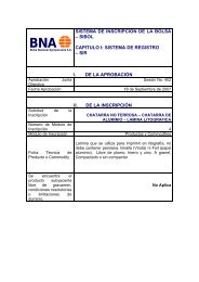 SISTEMA DE INSCRIPCIÓN DE LA BOLSA – SIBOL CAPITULO I ...