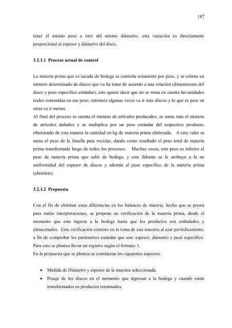 proyecto para la reducción de desperdicios en el proceso de ...