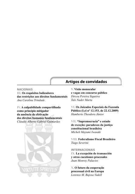 REVISTA 19.indd - UFBA - Direito - Universidade Federal da Bahia