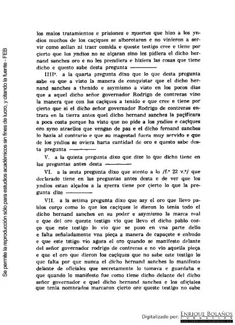 Juicio promovido por Rodrigo de Contreras contra Hernán Sánchez ...