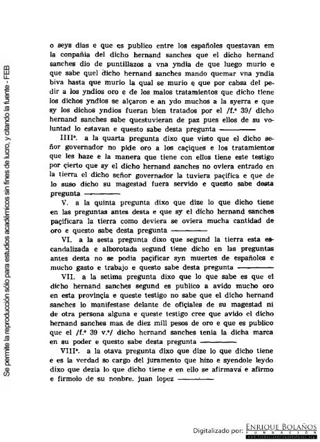 Juicio promovido por Rodrigo de Contreras contra Hernán Sánchez ...