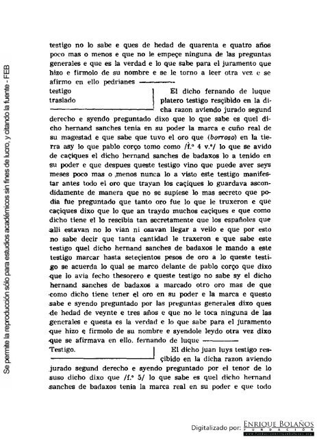 Juicio promovido por Rodrigo de Contreras contra Hernán Sánchez ...