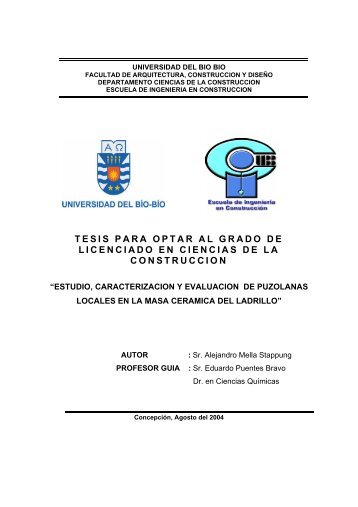 tesis para optar al grado de licenciado en - Universidad del Bío-Bío