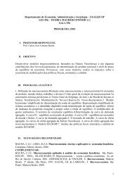 ESALQ/USP LES 556 – TEORIA MACROECONÔMICA I SALA 556 ...