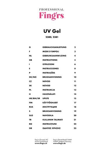 uv gel - Fing'rs