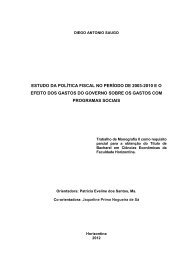 estudo da política fiscal no período de 2003-2010 eo efeito ... - FAHOR