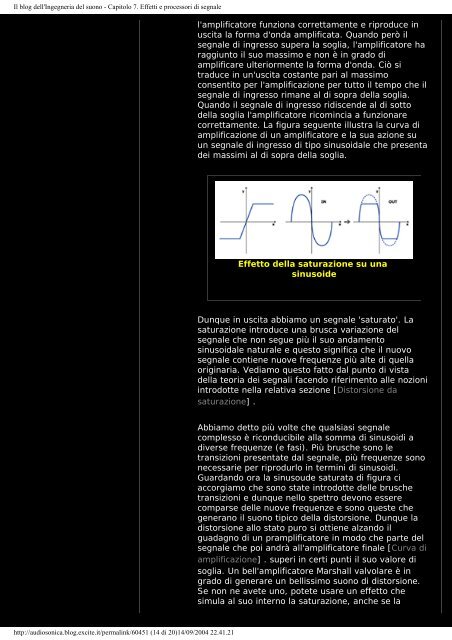 Corso tecnico del suono