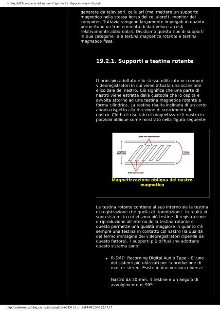 Corso tecnico del suono