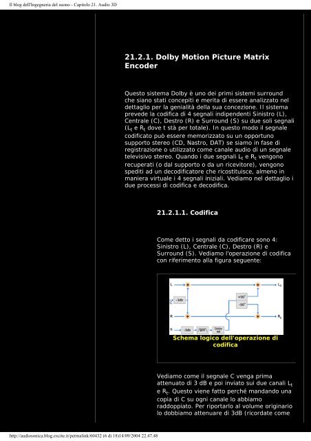 Corso tecnico del suono