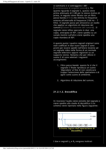 Corso tecnico del suono