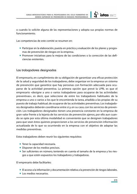 Introducción a la prevención de riesgos laborales. - Istas