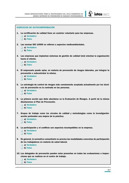 Introducción a la prevención de riesgos laborales. - Istas