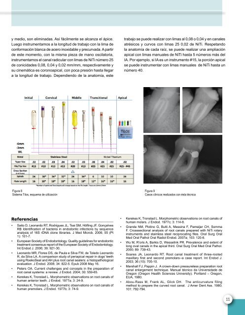 Revista de la Sociedad de Endodoncia de Chile Nº 23 Abril 2011