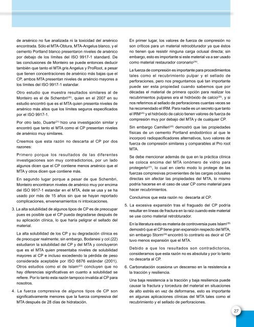 Revista de la Sociedad de Endodoncia de Chile Nº 23 Abril 2011