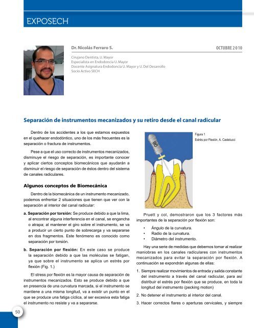 Revista de la Sociedad de Endodoncia de Chile Nº 23 Abril 2011