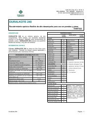 DURALKOTE 240 - Toxement