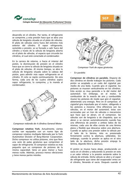 Mantenimiento de Sistemas de Aire Acondicionado - Conalep ...