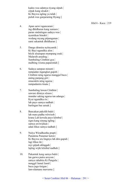 06. Serat Centhini Jilid 06 (PDF) - Adjisaka.com