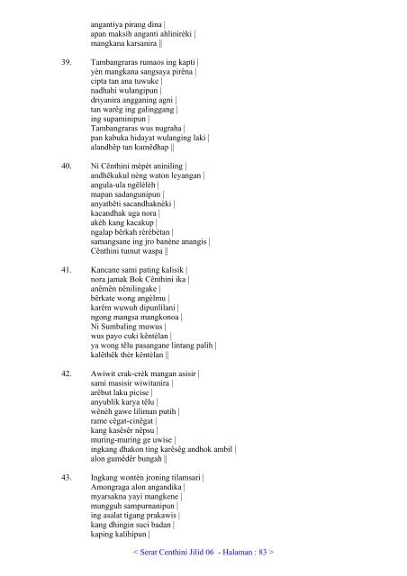 06. Serat Centhini Jilid 06 (PDF) - Adjisaka.com