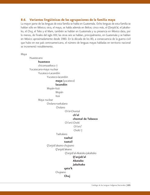 Catálogo de las Lenguas Indígenas Nacionales - Inicio