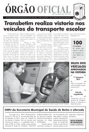 veículos do transporte escolar - Prefeitura de Betim