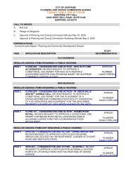 planning and zoning commission agenda - jun 06 ... - City of Surprise