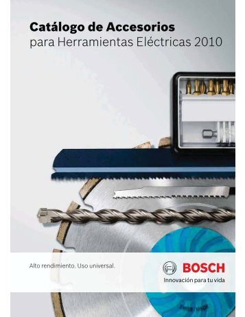 Catálogo de Accesorios para Herramientas Eléctricas 2010