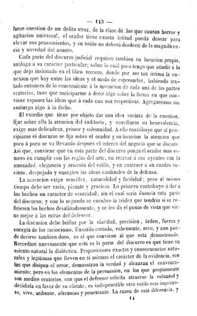 Elementos de elocuencia forense / Pedro Sainz de Andino