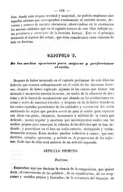 Elementos de elocuencia forense / Pedro Sainz de Andino