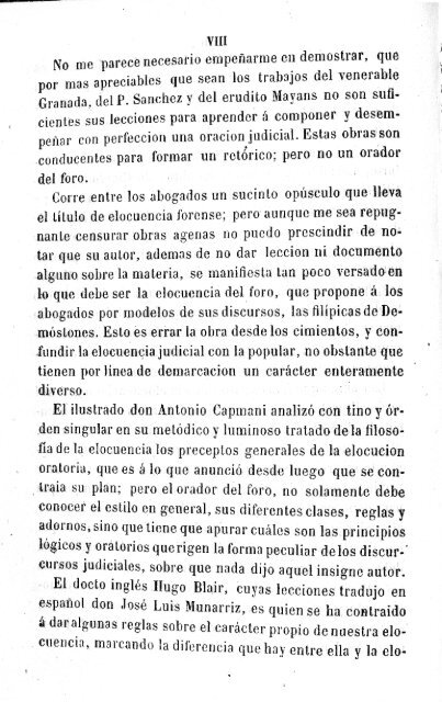 Elementos de elocuencia forense / Pedro Sainz de Andino