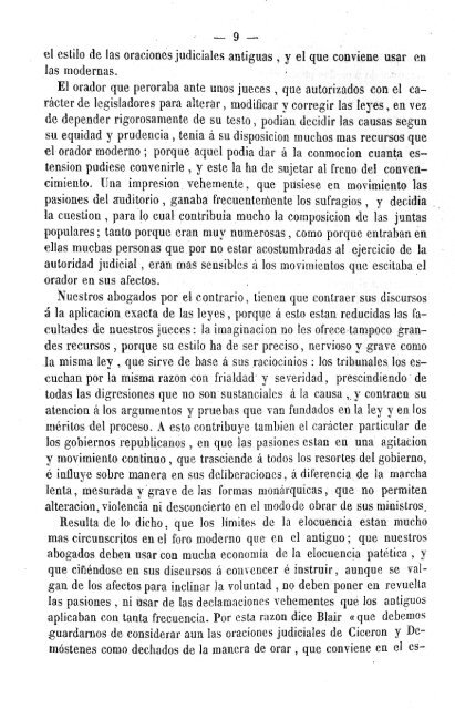 Elementos de elocuencia forense / Pedro Sainz de Andino