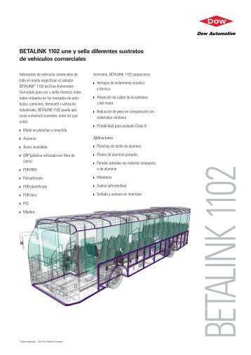 BETALINK 1102 une y sella diferentes sustratos de ... - ANTALA