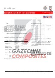 FT Resichim Poli-bril ocre preacelerado - Gazechim