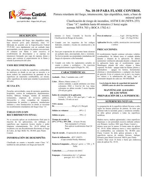 flame control coating llc