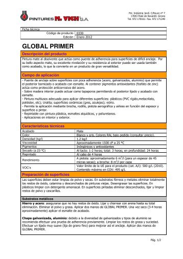 GLOBAL PRIMER - Pintures M. Vich