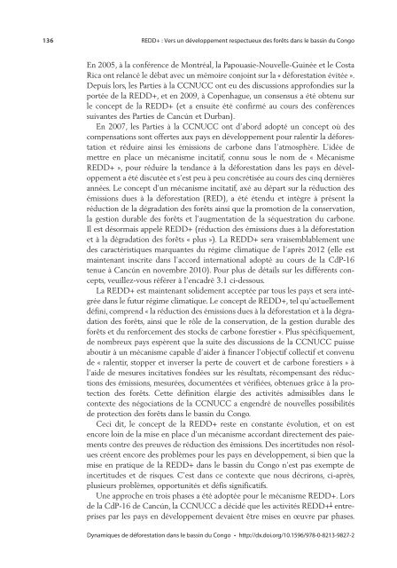 Dynamiques de déforestation dans le bassin du Congo