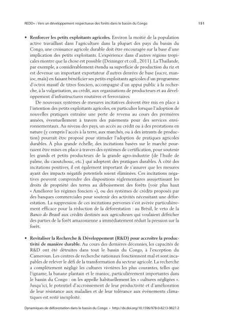 Dynamiques de déforestation dans le bassin du Congo