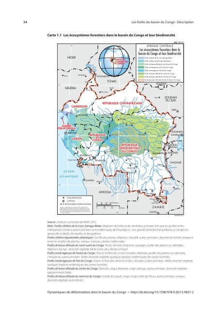 Dynamiques de déforestation dans le bassin du Congo