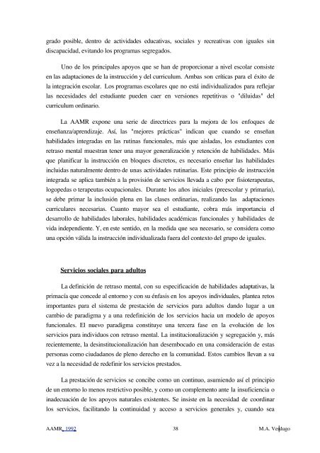 El cambio de paradigma en la concepción del retraso mental