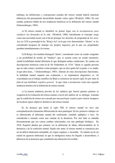 El cambio de paradigma en la concepción del retraso mental