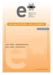 Ejemplo B2. Pruebas 1 y 2. Interpretación y producción de textos ...