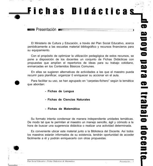 Fichas didácticas de matemática - Repositorio Institucional del ...