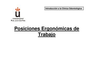 Presentación 2. Posiciones Ergonómicas