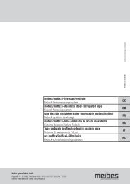 meibes Edelstahlwellrohr, Technische Infos