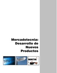 Mercadotecnia: Desarrollo de Nuevos Productos - Colegio de ...